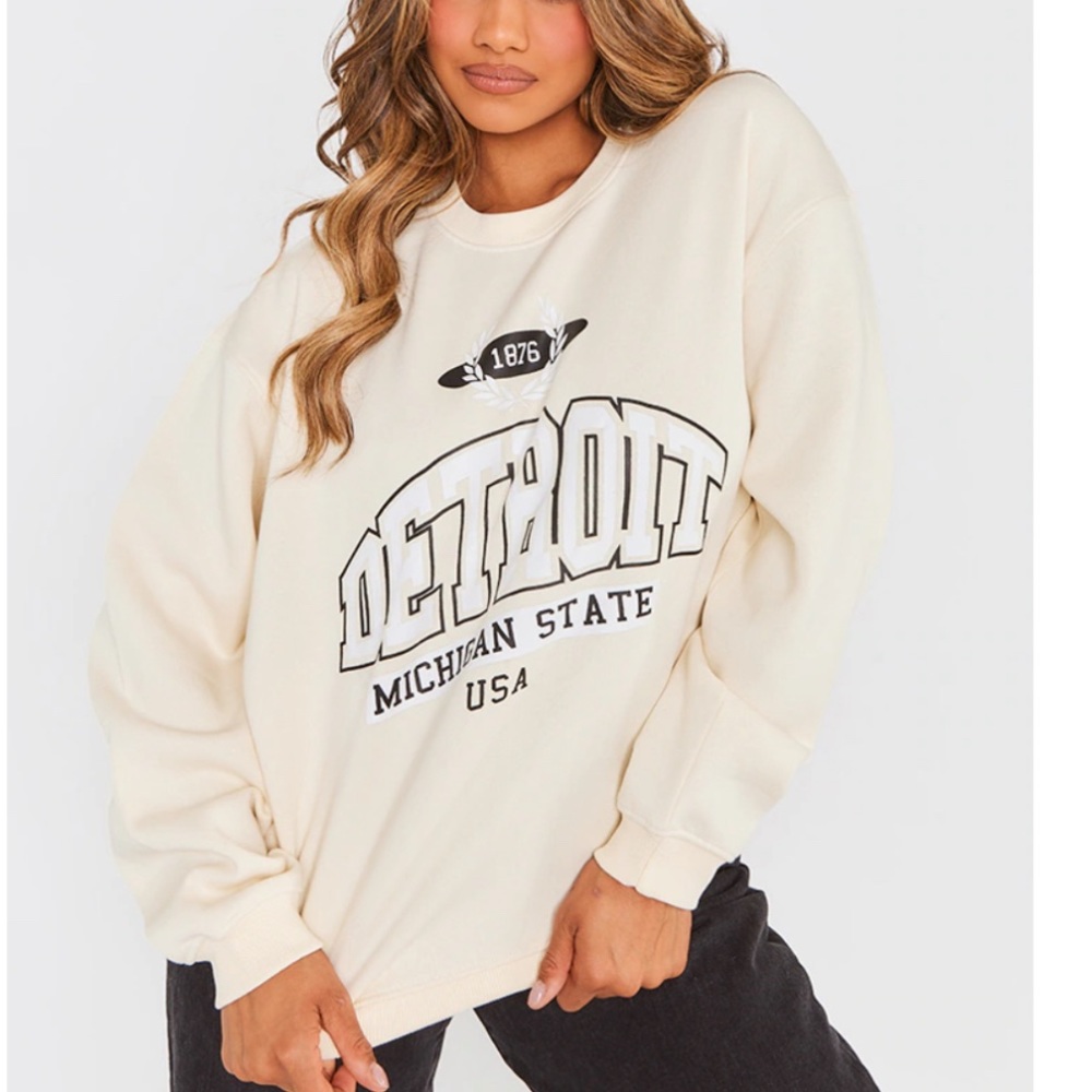 NWOT oversized graphic sweatshirt